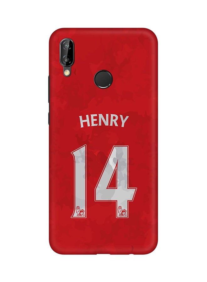 Stylizedd Protective Case Cover For Huawei Nova 3e/Huawei P20 Lite Henry Jersey