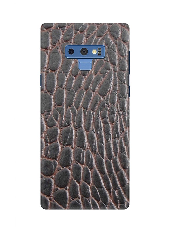 Protective Case Cover For Samsung Galaxy Note 9 Cowhide Leather (Brown-Black)