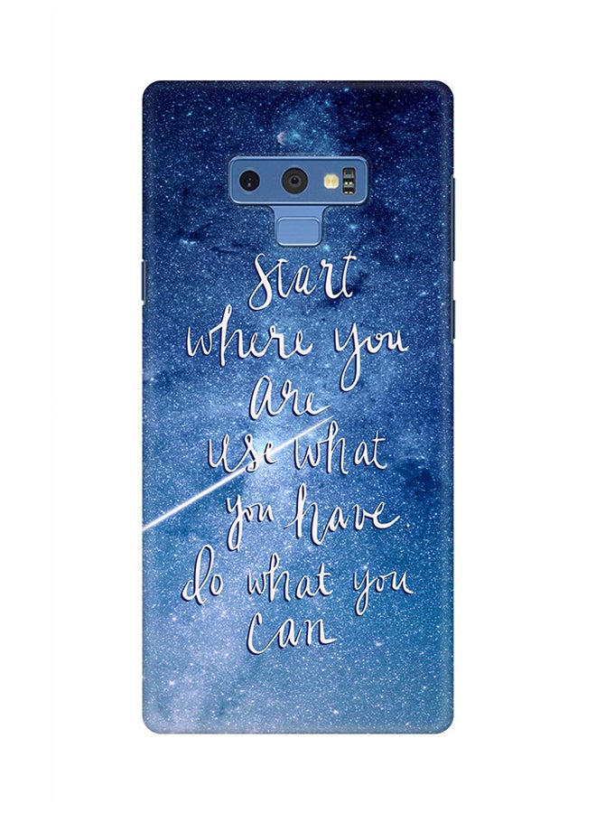 Protective Case Cover For Samsung Galaxy Note 9 Start Where You Are