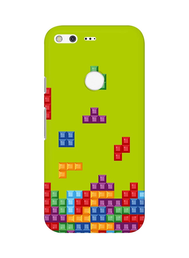 Stylizedd - Protective Case Cover For Google Pixel XL Tetris (Green) - Image 1