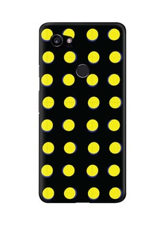 Protective Case Cover For Google Pixel 2 XL Yellow Dots