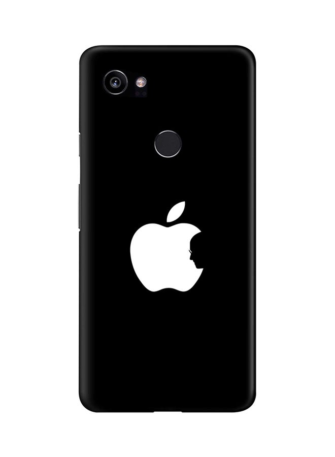 Protective Case Cover For Google Pixel 2 XL Steve's Apple - Black