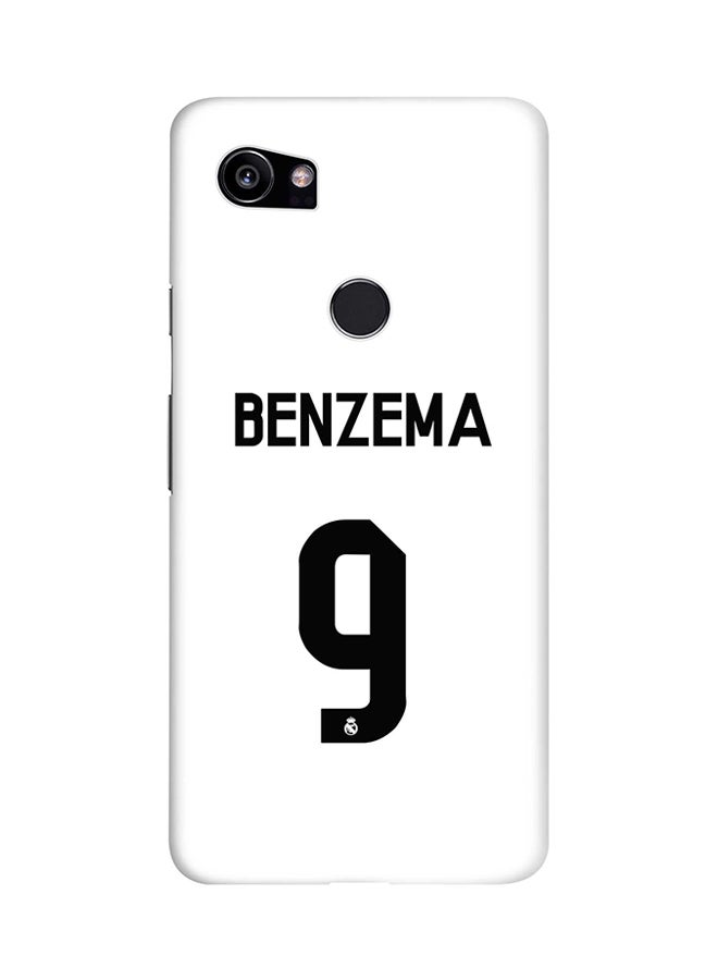 Stylizedd Protective Case Cover For Google Pixel 2 XL Benzema Real Jersey