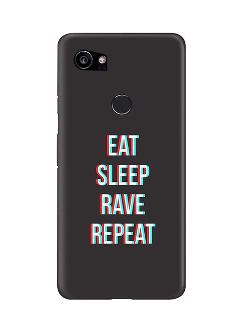 Protective Case Cover For Google Pixel 2 XL Rave Routine