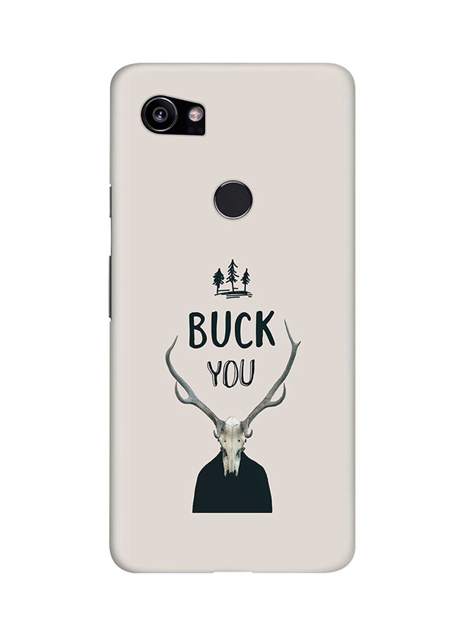 Stylizedd Protective Case Cover For Google Pixel 2 XL Buck You
