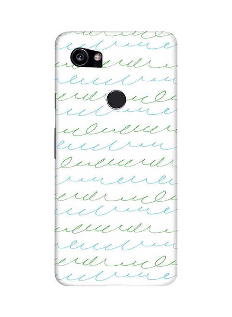 Protective Case Cover For Google Pixel 2 XL Cursive Story