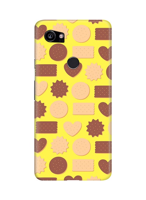 Protective Case Cover For Google Pixel 2 XL Hearty Biscuits