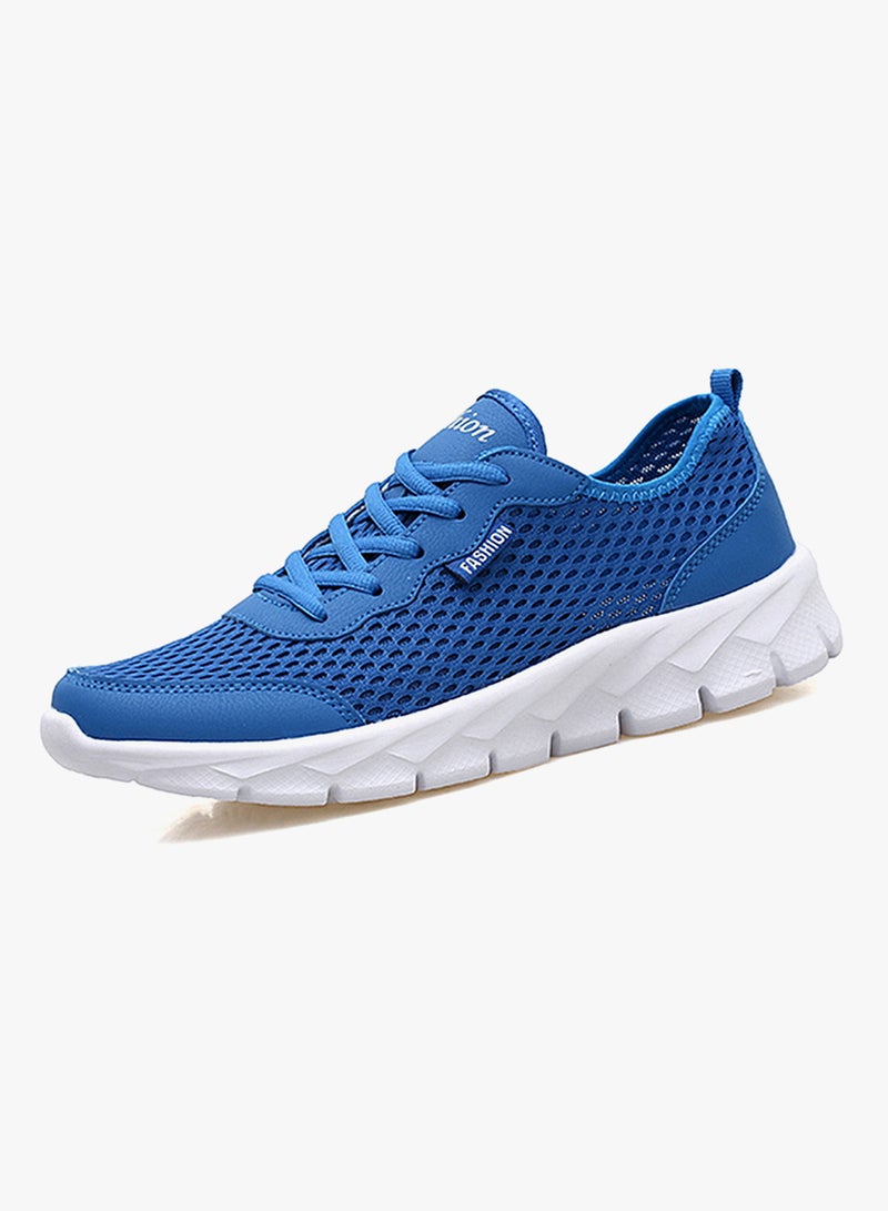 Generic Fashion Casual Ultra Light Cool Mesh Trainers Blue  - Image 3