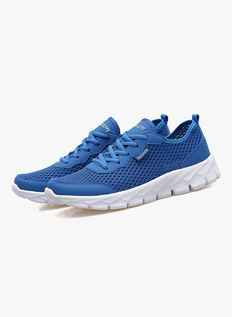 Generic Fashion Casual Ultra Light Cool Mesh Trainers Blue  - Image 2