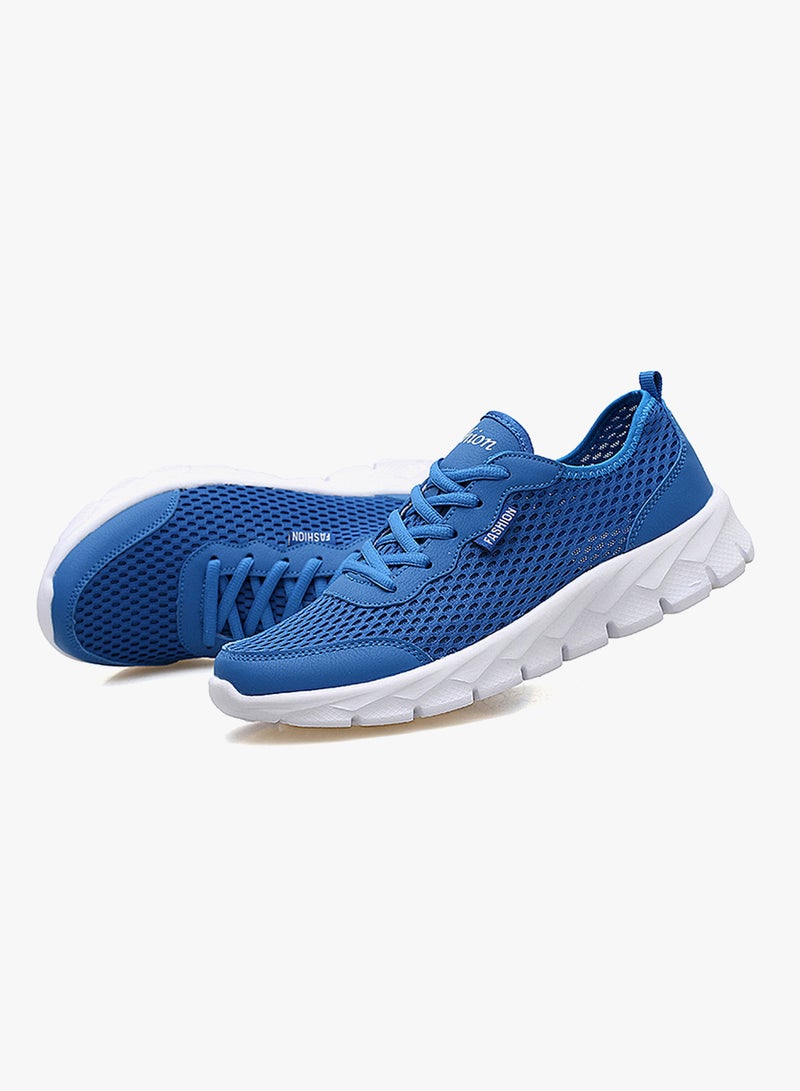 Generic Fashion Casual Ultra Light Cool Mesh Trainers Blue  - Image 4