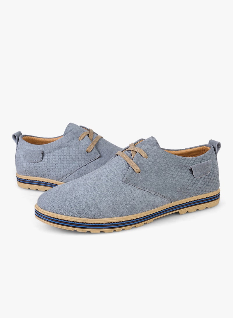 2018 Casual Handmade Summer Classic Lace Ups Grey - Image 3