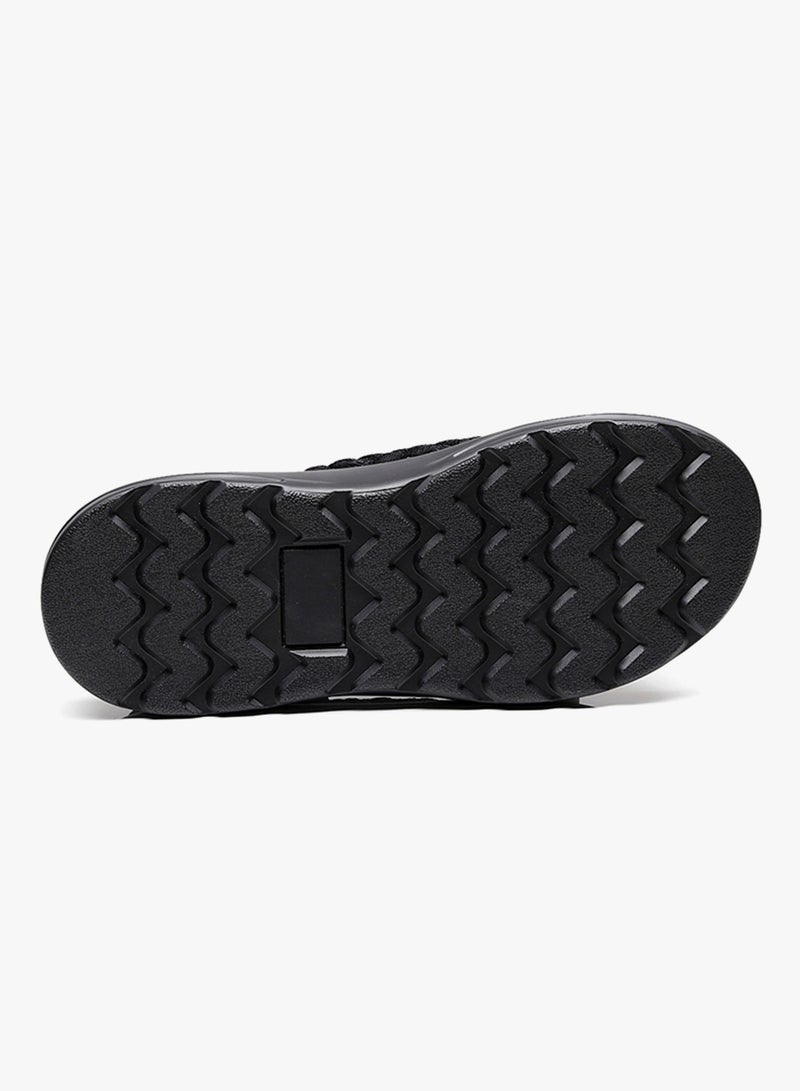 2018 Summer Braided Anti Flip Flat Sandals Black/Beige  - Image 5