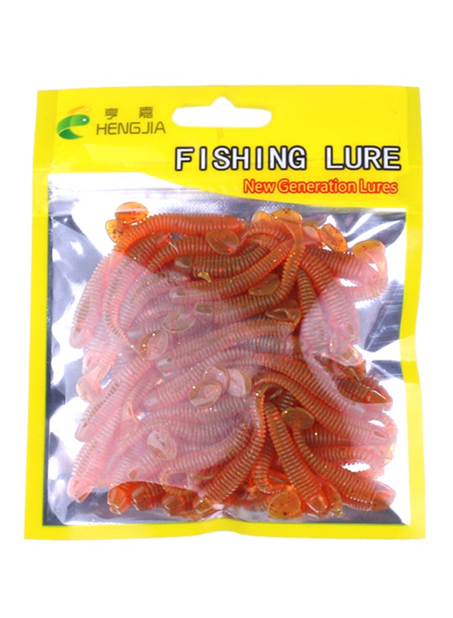 50-Piece Soft T-Tail Lure 43.45grams