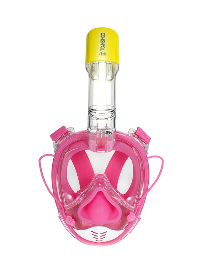 TOMSHOO Panoramic Full Face Snorkel Mask 670grams - Image 3