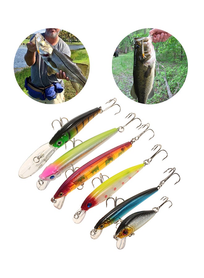 TOMSHOO - 43-Piece Fishing Lure Popper Crankbaits 3.1grams - Image 1