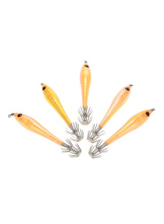 5 Piece Artificial Fishing Lure With Squid Hooks Set 5.5grams - v1535449983/N16421000A_1
