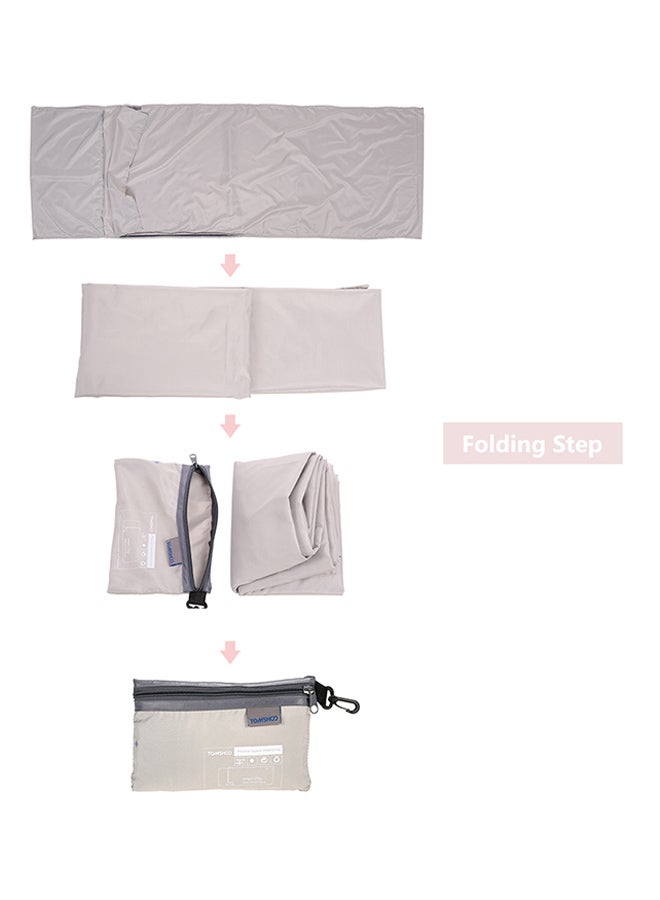 TOMSHOO Pongee Healthy Sleeping Bag With Pillowcase 70x120cm  - Image 3