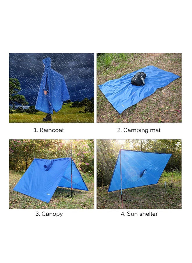 TOMSHOO Multifunctional Lightweight Raincoat With Hood 280grams  - Image 3