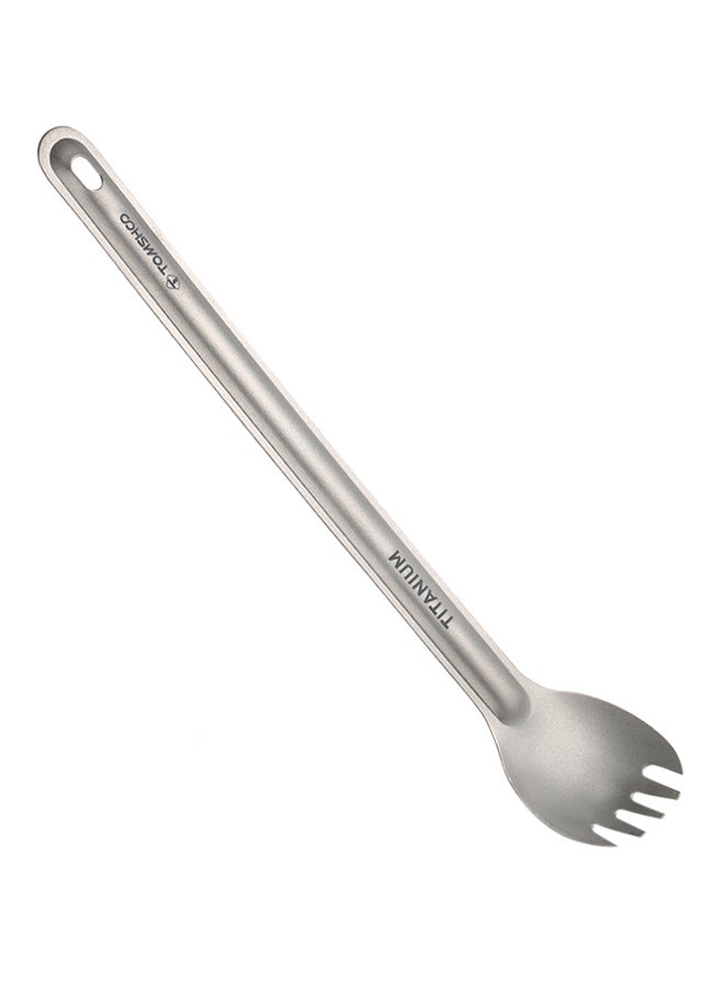 TOMSHOO Titanium Long Handle Spork 30grams - Image 1