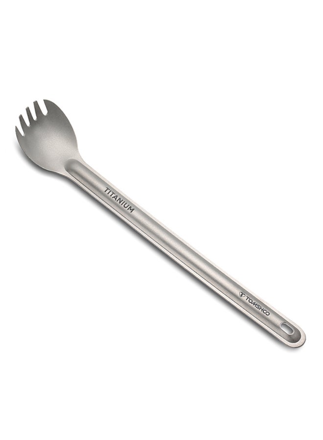TOMSHOO Titanium Long Handle Spork 30grams - Image 3
