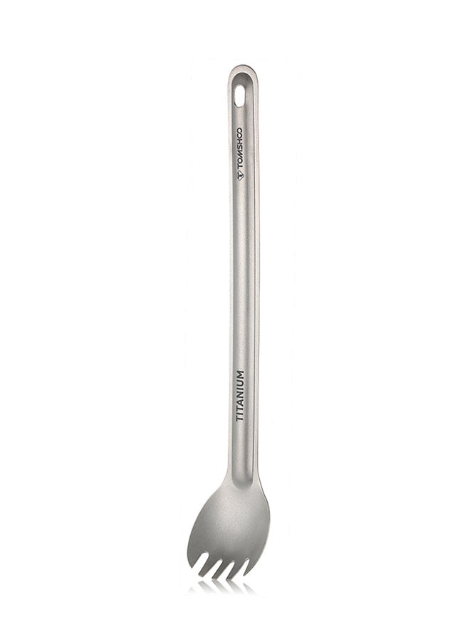 TOMSHOO Titanium Long Handle Spork 30grams - Image 5