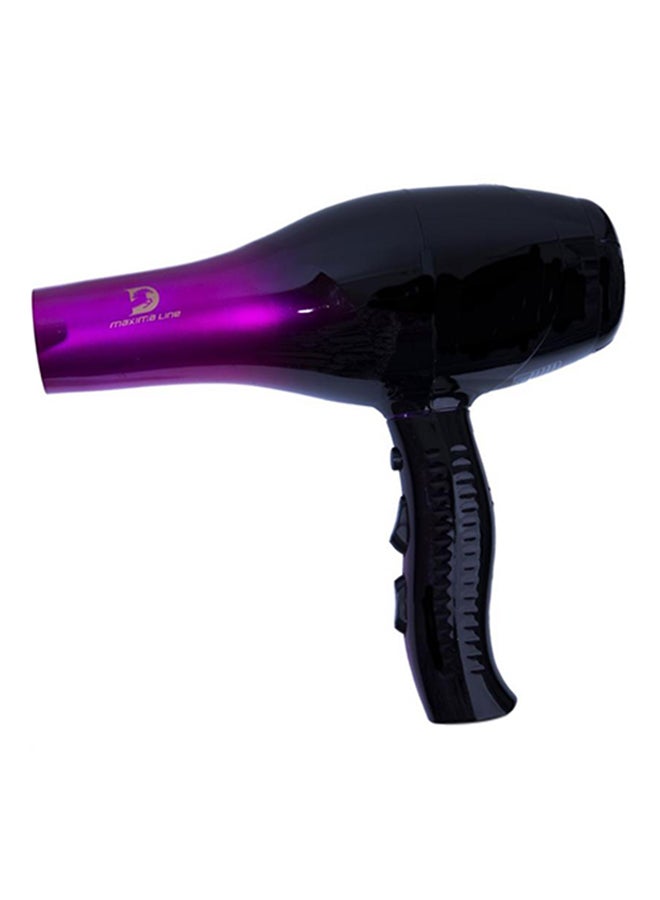 Maxima - Hair Dryer Black/Purple - Image 1