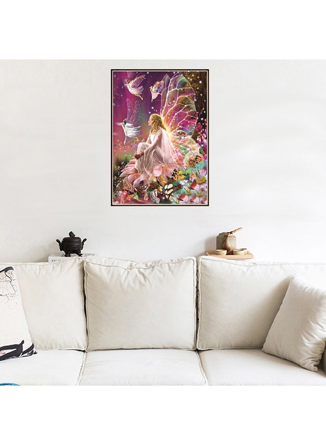 ANSELF - Fairy Resin Rhinestone Mosaic Cross Stitch Wall Decor Multicolour 115grams - Image 1