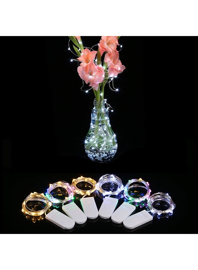 آنسيلف حبل أضواء LED من سلك نحاس تعطي مظهراً نجمياً أبيض 1متر - Image 4