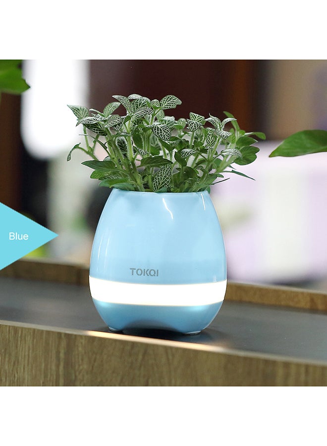 ANSELF LED Smart Touch Music Plant Lamp With Speaker Blue 307.9grams  - Image 3
