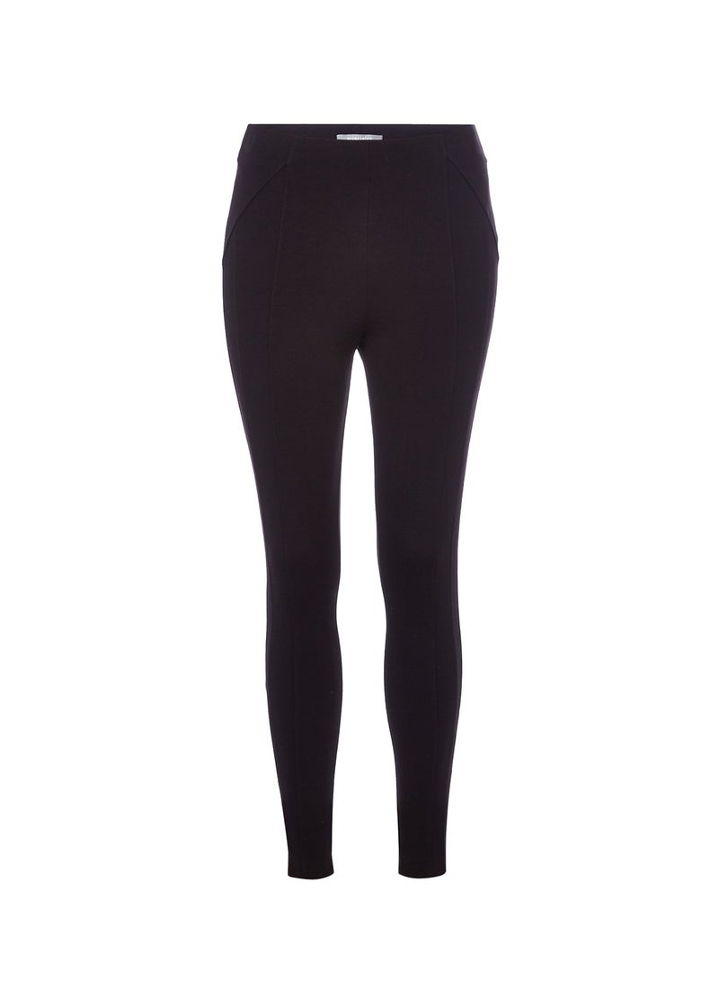DEBENHAMS - Principles Seam Detail Leggings Black - Image 1