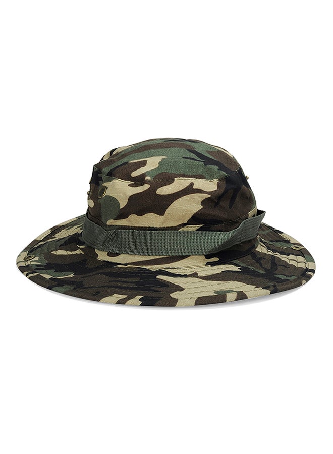 Outdoor Fishing Bucket Hat HL006 Green/Beige 