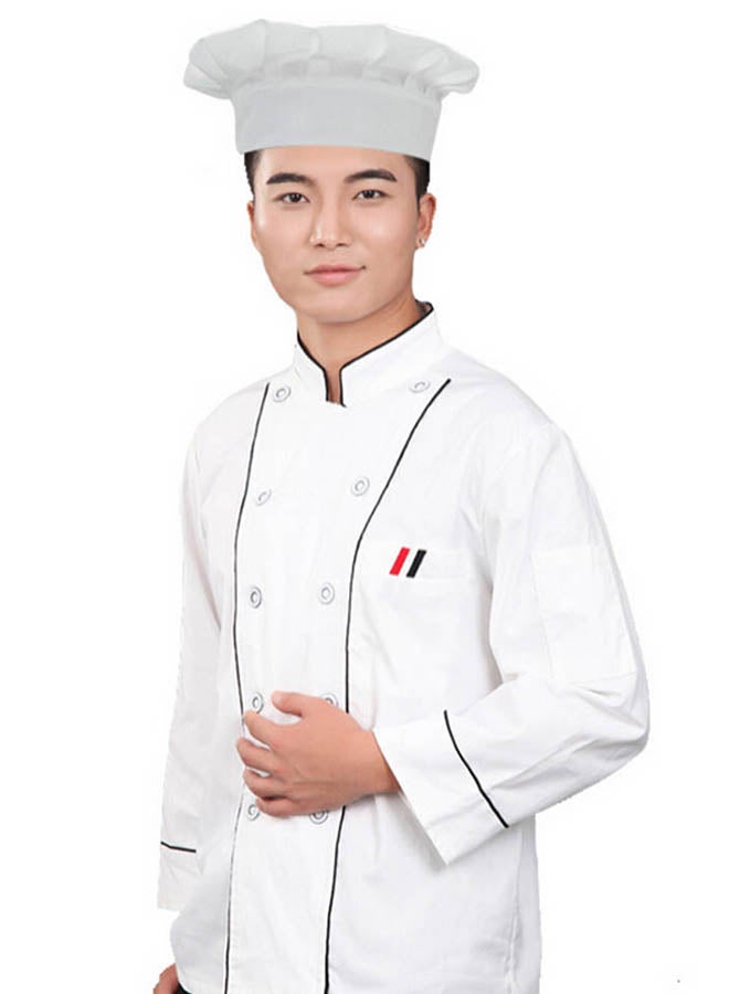 Polyester Chef Hat HL007 White  - Image 2