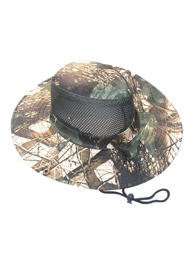 Outdoor Fishing Bucket Hat HL029 Green/Beige  - Image 1