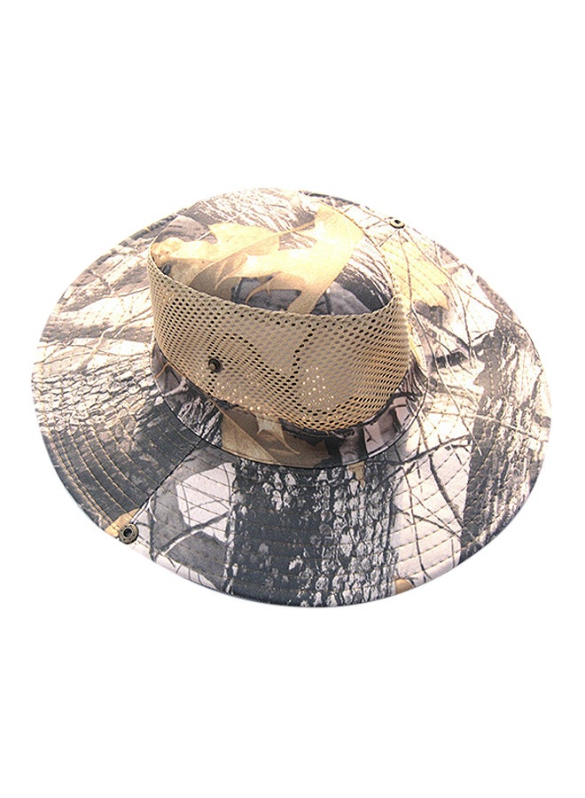 Outdoor Fishing Bucket Hat HL028 Beige/Black  - Image 1