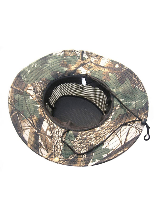 Outdoor Fishing Bucket Hat HL029 Green/Beige  - Image 2