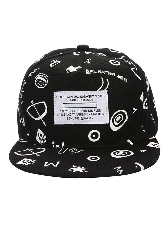 Hippie Eye Hiphop Adjustable Cap HL179 Black - Image 1