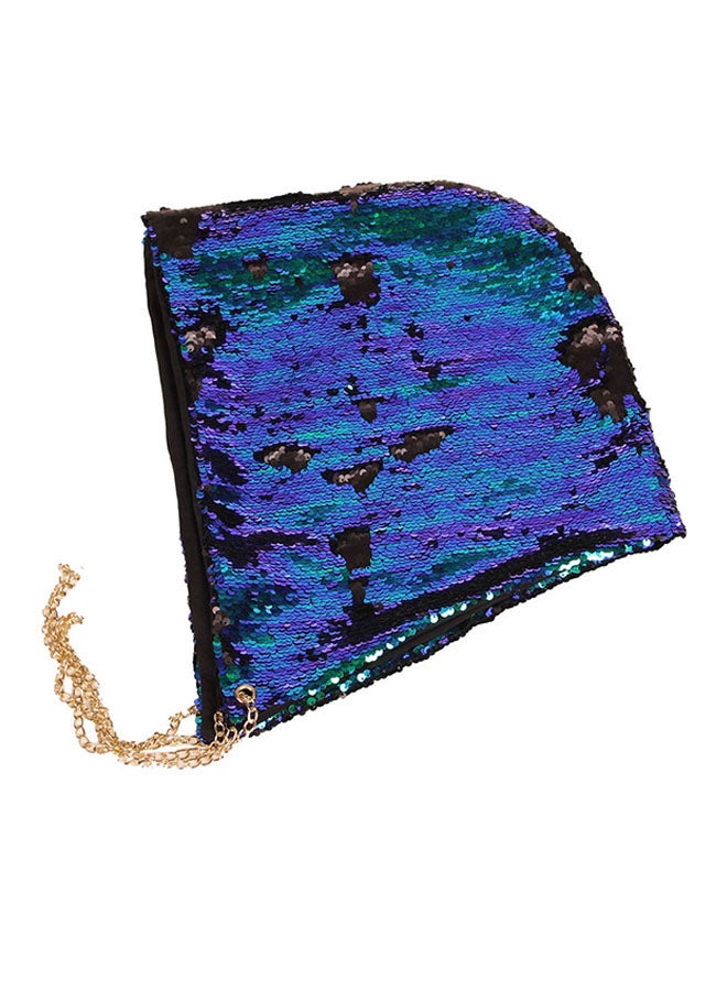 Sequin Matte Reversible Cap HL201 Blue - Image 1