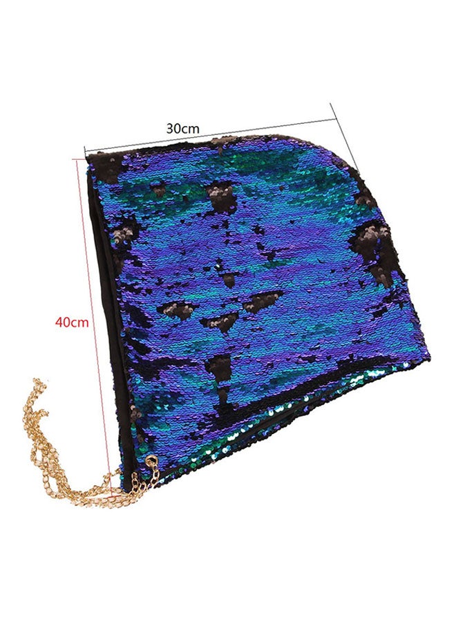 Sequin Matte Reversible Cap HL201 Blue - Image 2