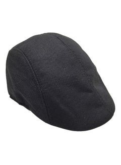 Generic Casual Breathable Beret Flat Golf Hat HL258 Black 