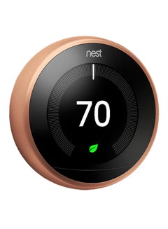 Nest 3rd Generation Learning Thermostat Brown/Black 