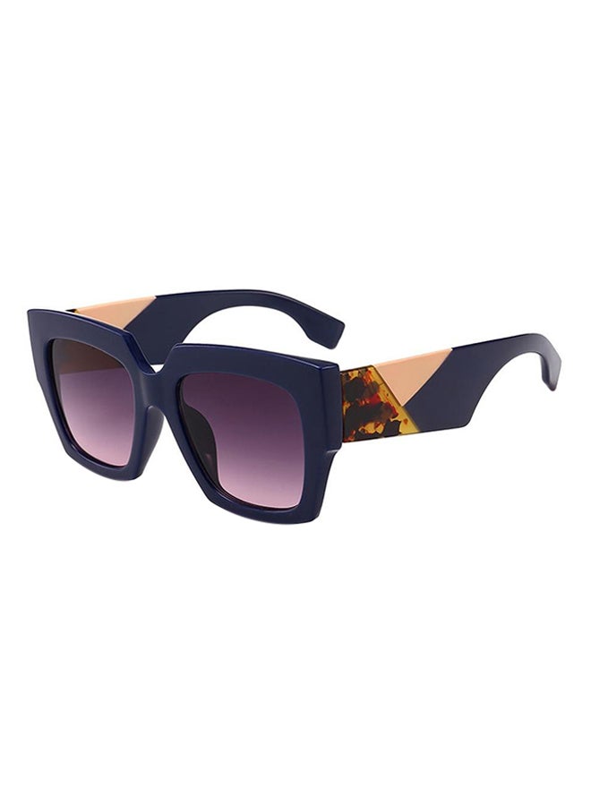 hikulity Women's Polychromatic Square Sunglasses 