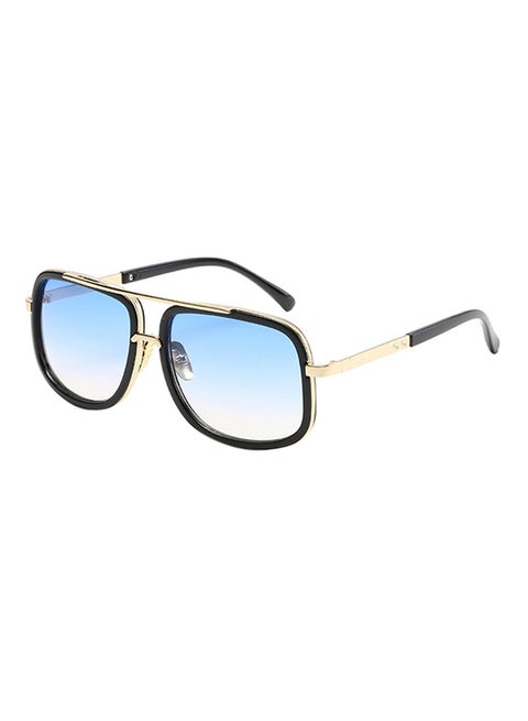 Polychromatic Rectangular Sunglasses