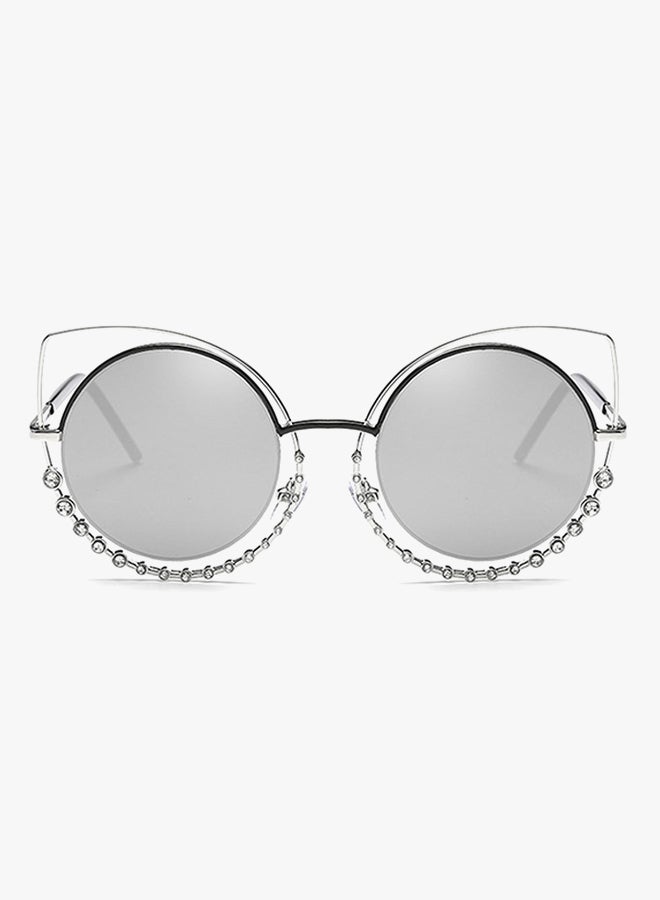 hikulity Women's Polychromatic Cat Eye Sunglasses  - Image 2