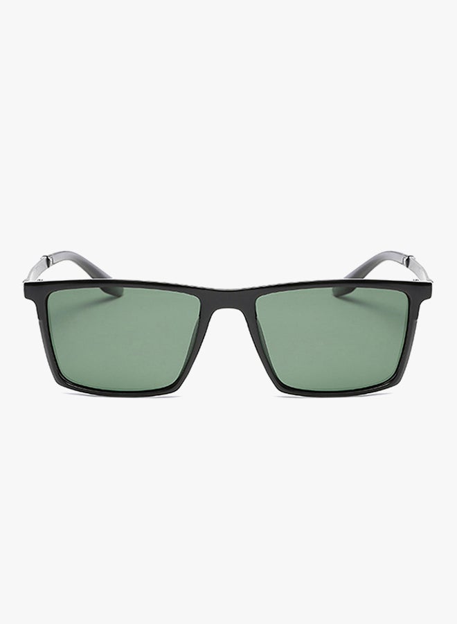 hikulity Men's Polychromatic Rectangular Sunglasses  - Image 2