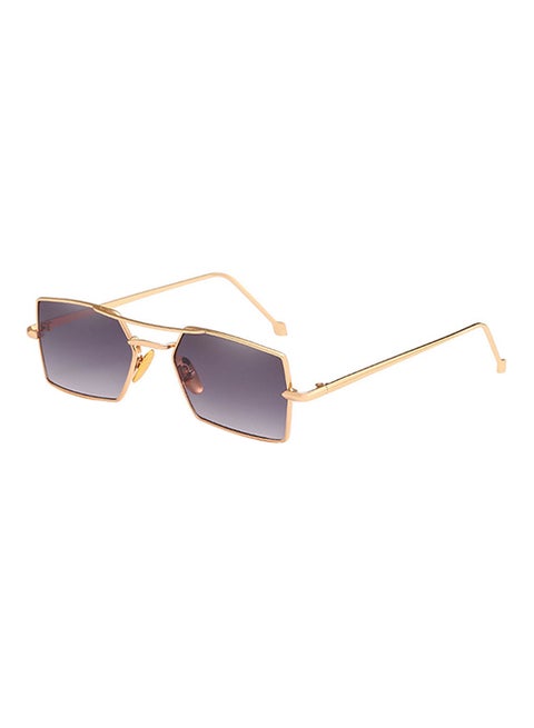 Polychromatic Rectangular Sunglasses
