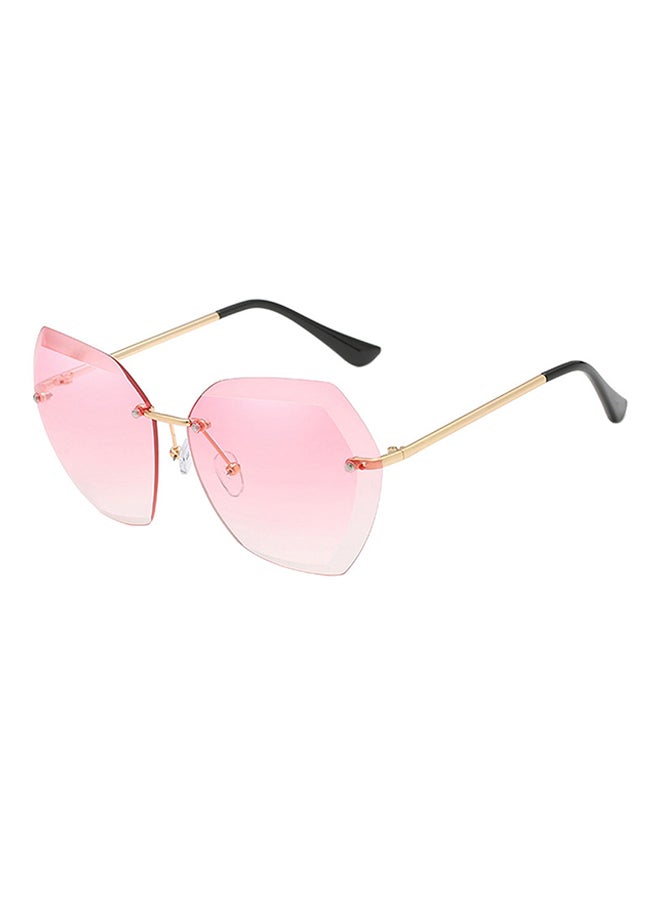 hikulity Women's Polychromatic Rimless Sunglasses  - Image 1