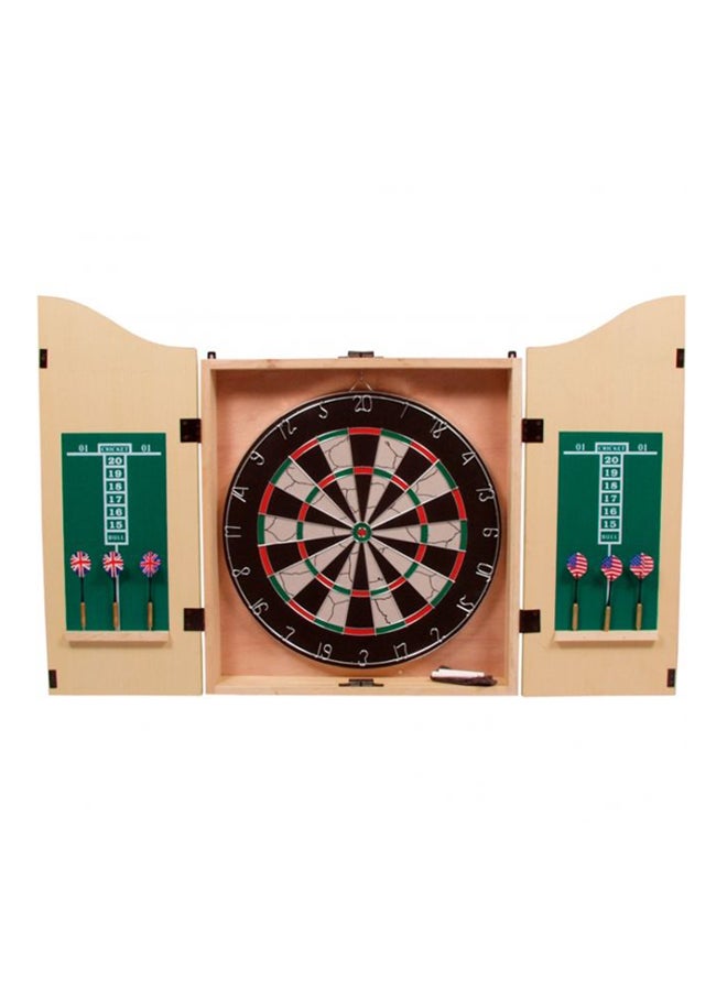 Kings Head Dartboard Cabinet Set 18inch - Image 2