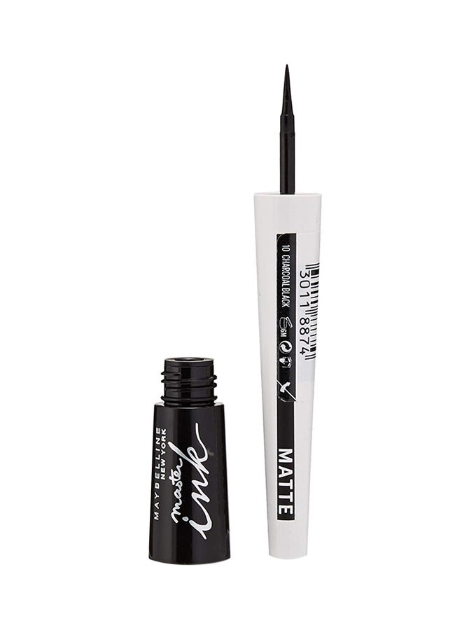 MAYBELLINE NEW YORK - Master Ink Matte Eyeliner 10 Charcoal Black - Image 1