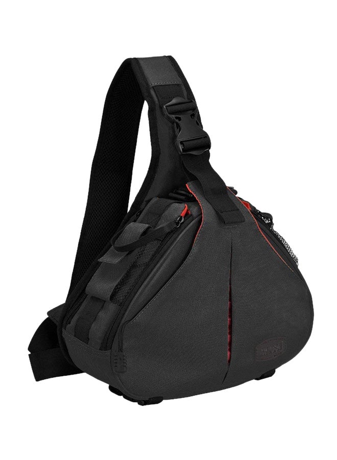 Tscope Crossbody Camera Bag With Rain Cover For Canon/Nikon/Sony K1 Black - Image 2