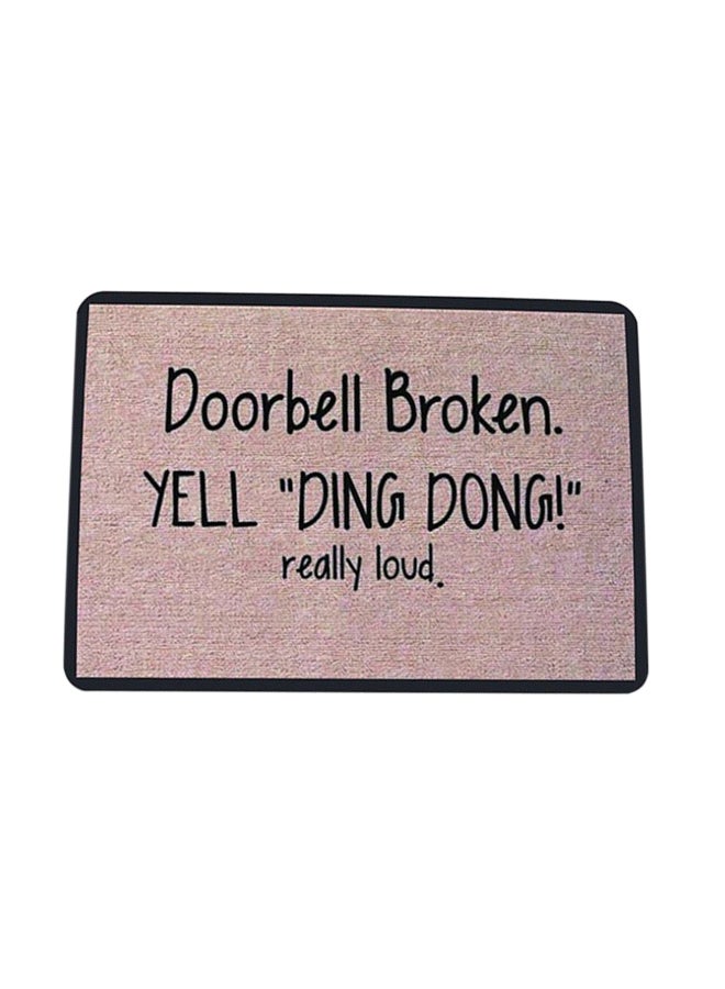 DEXI Doormat Black/Copper 60x40cm